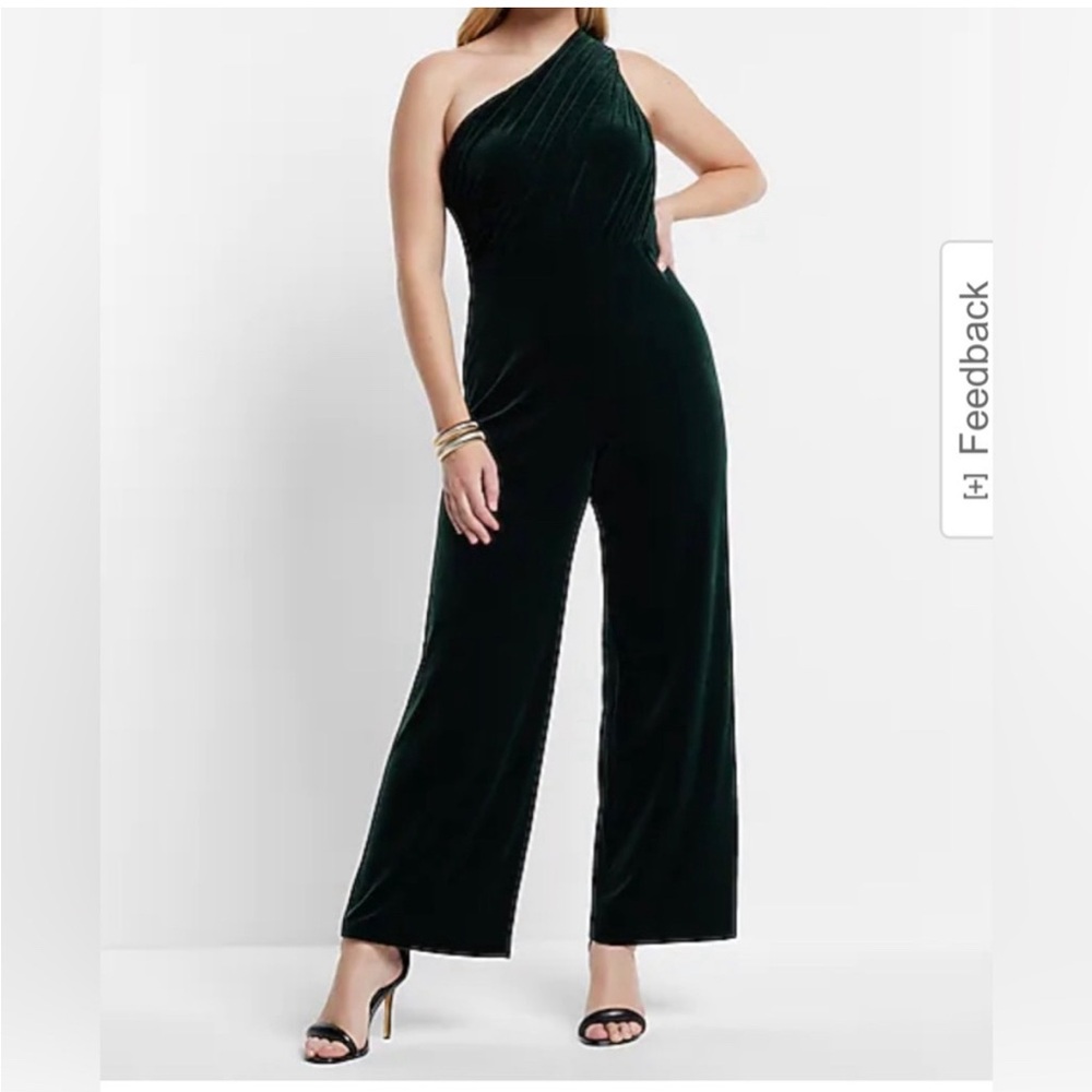Express Emerald Green Jumpsuit